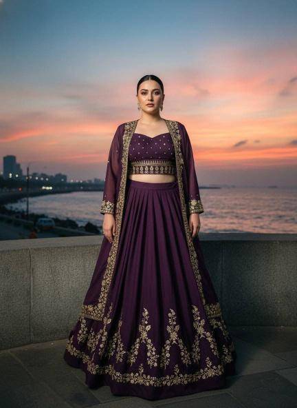 INDOWESTERN VF 227 GEORGETTE Lehenga choli bulk order suppliers in pune